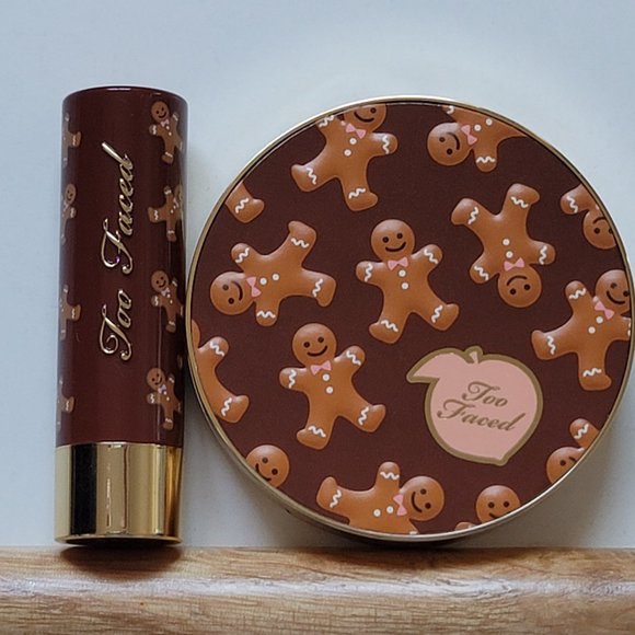 Too Faced Gingerbread SPICY Bronzer & GINGERBREAD MAN Lipstick Set - Picture 6 of 7